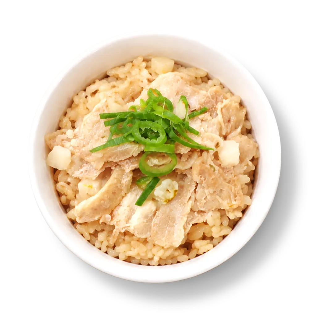 さっぱり豚ポンご飯